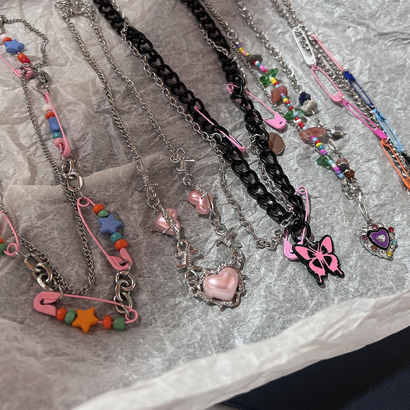 Women'S Emo Accessories - Vòng cổ choker hạt cườm màu