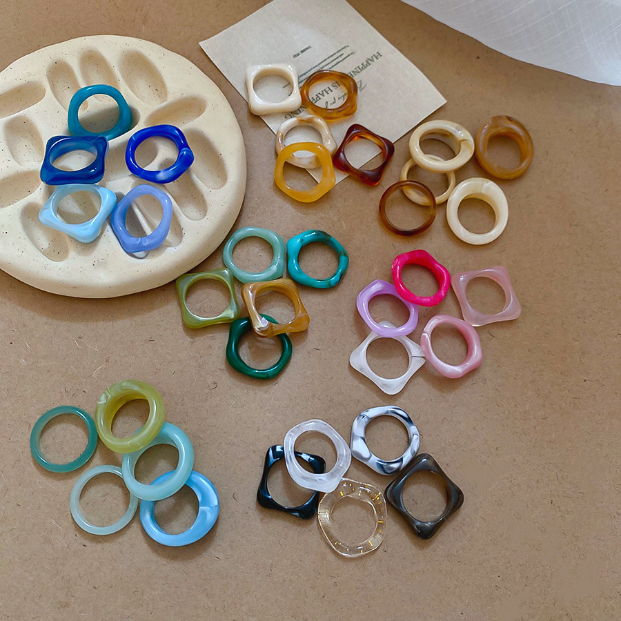 5PCS SET Trendy Colorful Geome - đánh giá và giá Women'S Emo Accessories