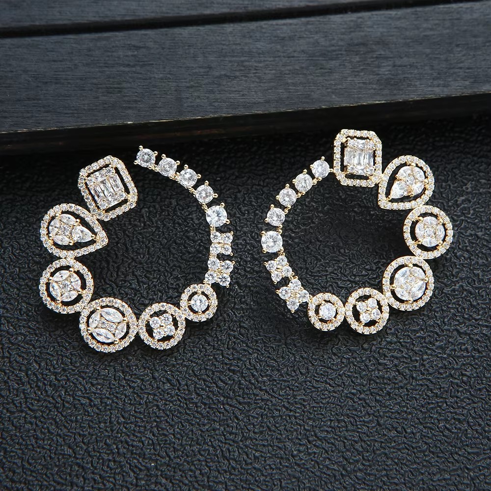 Luxury Round Stud Earrings For - đánh giá và giá Women Accessories Dubai