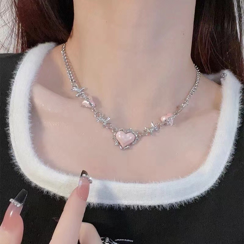 Vòng cổ choker hạt cườm màu hồ - đánh giá và giá Women'S Emo Accessories